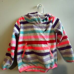 Nautica Multicolor Striped Kids Hoodie